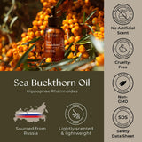 Gya Labs aceite de espino amarillo, ritual de aromaterapia para relajar la mente.
