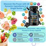 Probioticos Gymonster para salud digestiva y absorción de nutrientes.