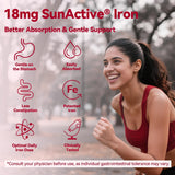 Gynable Iron Plus, frasco sellado, preserva frescura y potencia de absorción