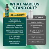 GZ HAOYUAN Kava Drops uso sublingual para absorción rápida.