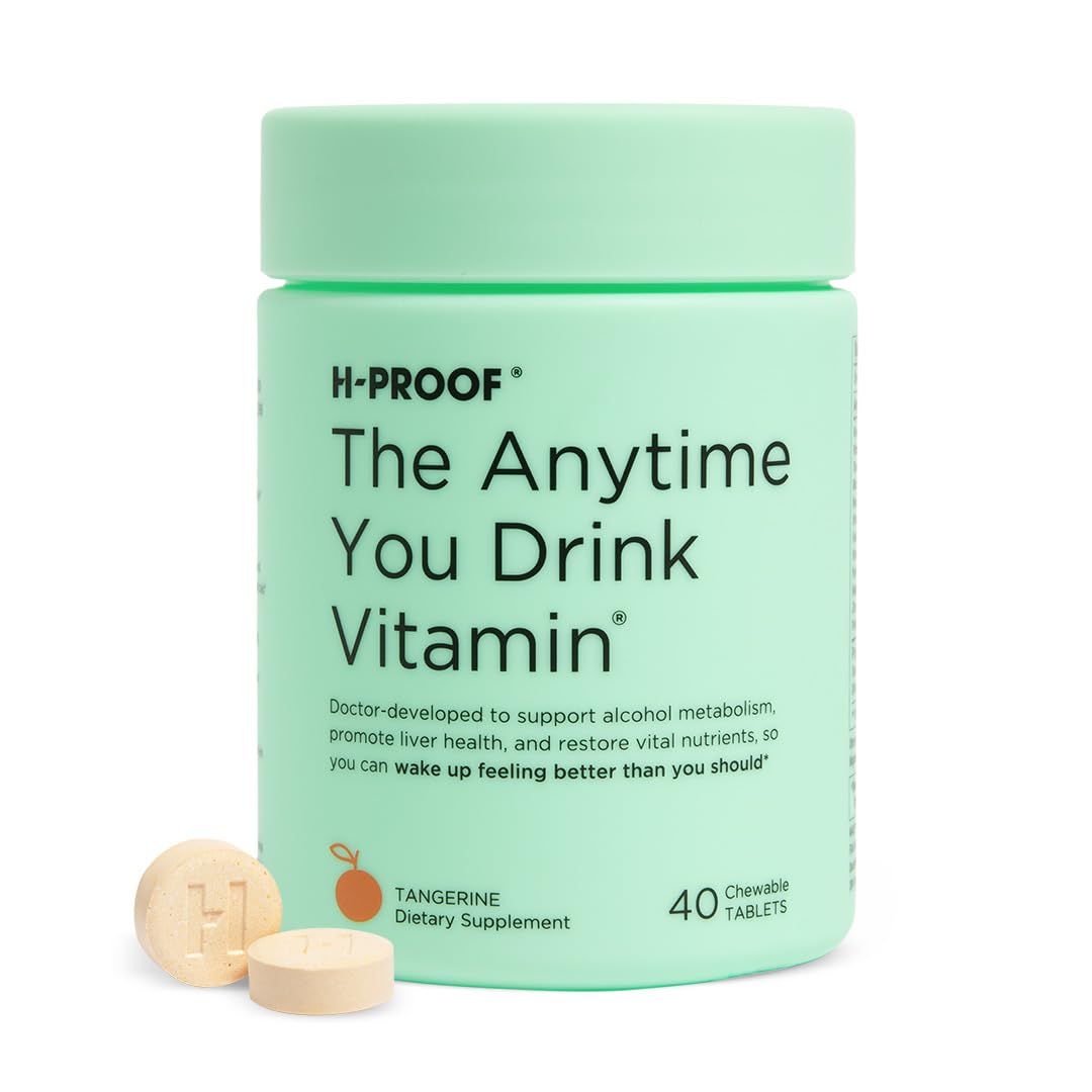 H-PROOF Anytime tabletas masticables mandarina para postbebida