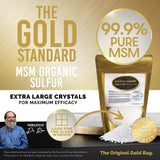 MSM de H2O Air Water Americas en cristales grandes para mayor absorción.