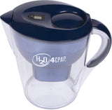H2O 4 CPAP: cámara de humidificador limpia y sin calcio con agua destilada.