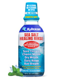 H2Ocean Healing Rinse: botella translúcida con menta arctica para aliento fresco