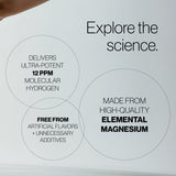 H2TAB ingredientes naturales: magnesio y ácidos visibles