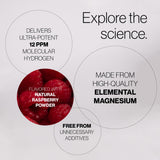 H2TAB ingredientes naturales y puros para liberar hidrógeno.