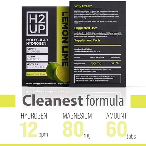 H2UP genera hidrógeno a 12 ppm en agua para uso diario.