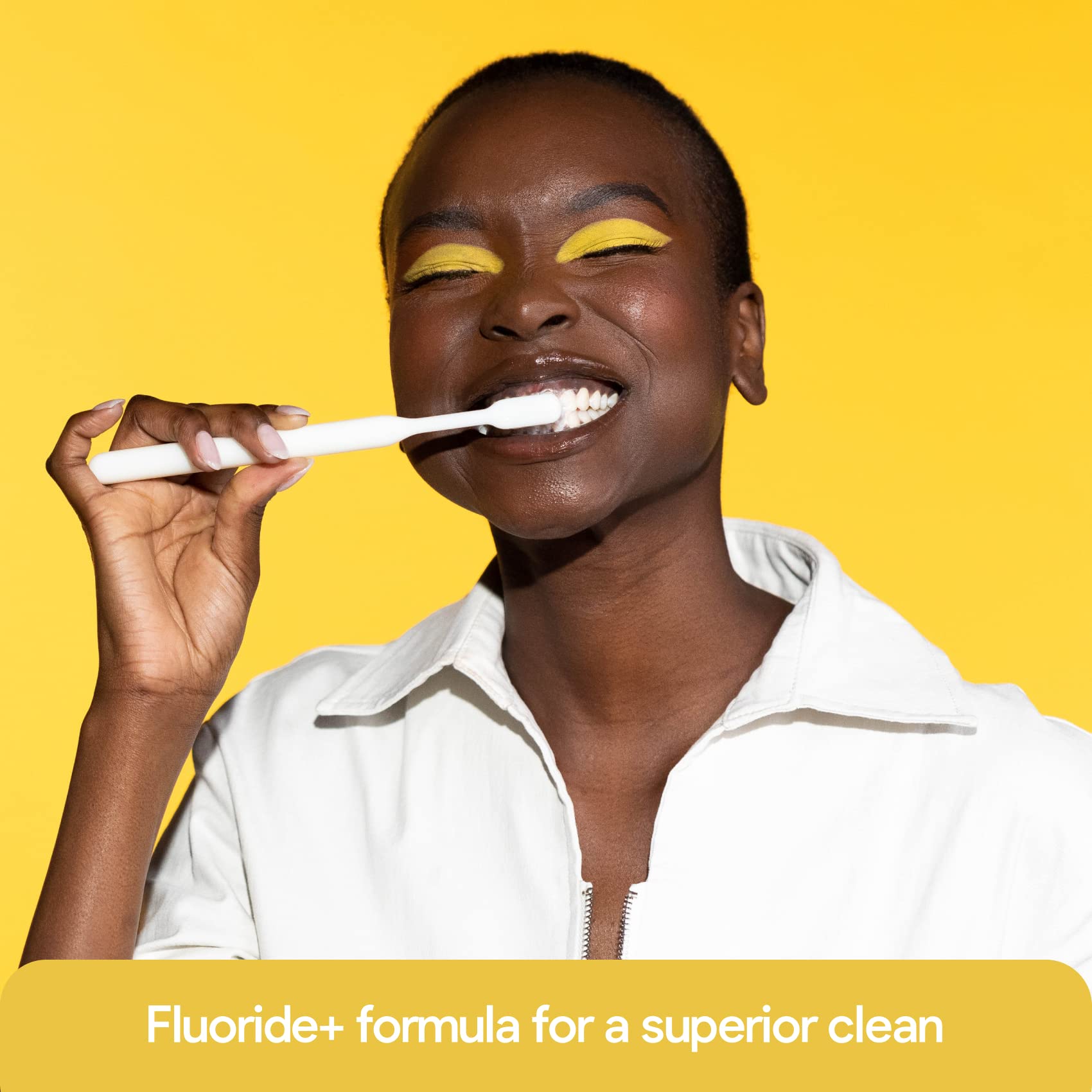 Sonrisa fresca con HI de Hismile Mango Sorbet, uso diario recomendado