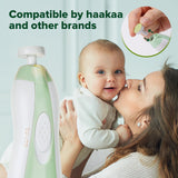 Puntas de recambio Haakaa con acabado suave para uñas de bebé.