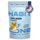 Habit One crema para café con coco y MCT, textura cremosa sin lácteos.