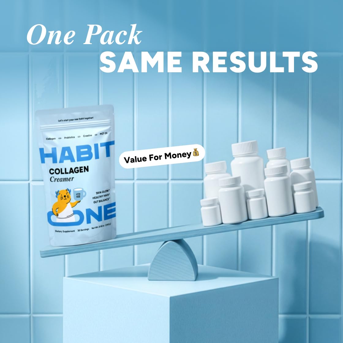 Habit One libre de OGM, gluten y soja para más opciones.