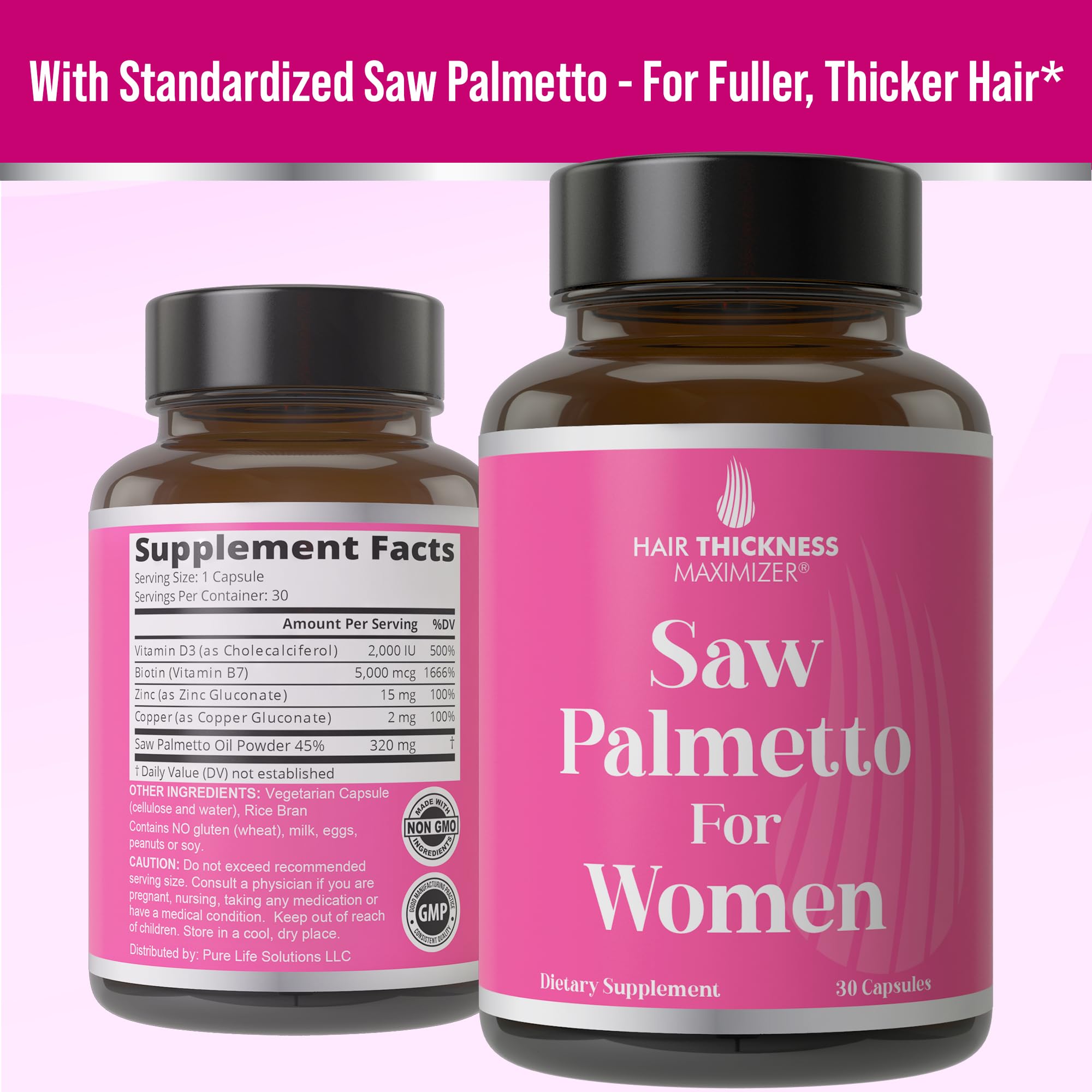 Hair Thickness Maximizer proceso GMP en EE. UU. garantiza calidad
