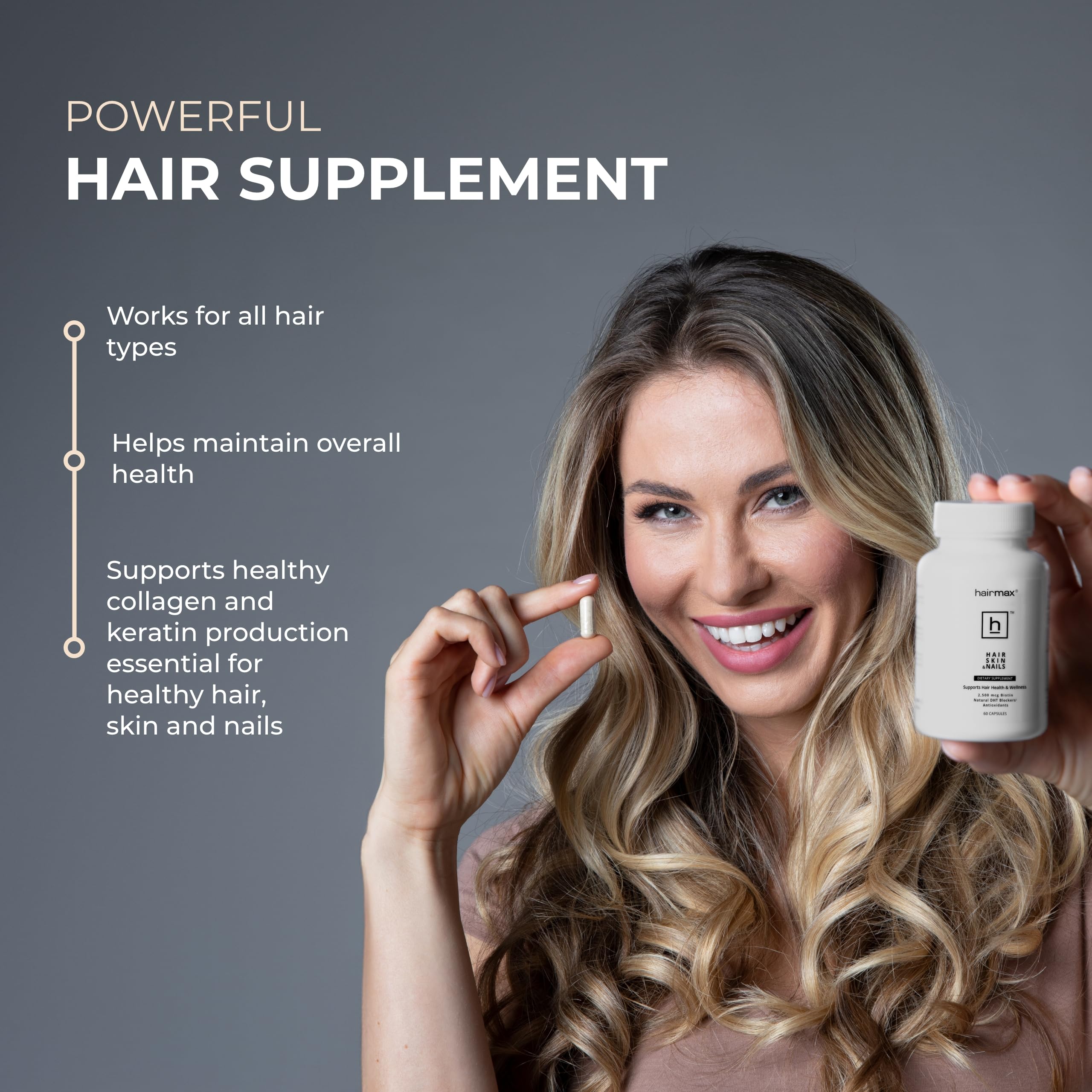 Hairmax diseño todo tipo de pelo para salud capilar