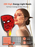 HALIDODO máscara LED 8 modos para tratamiento facial en casa