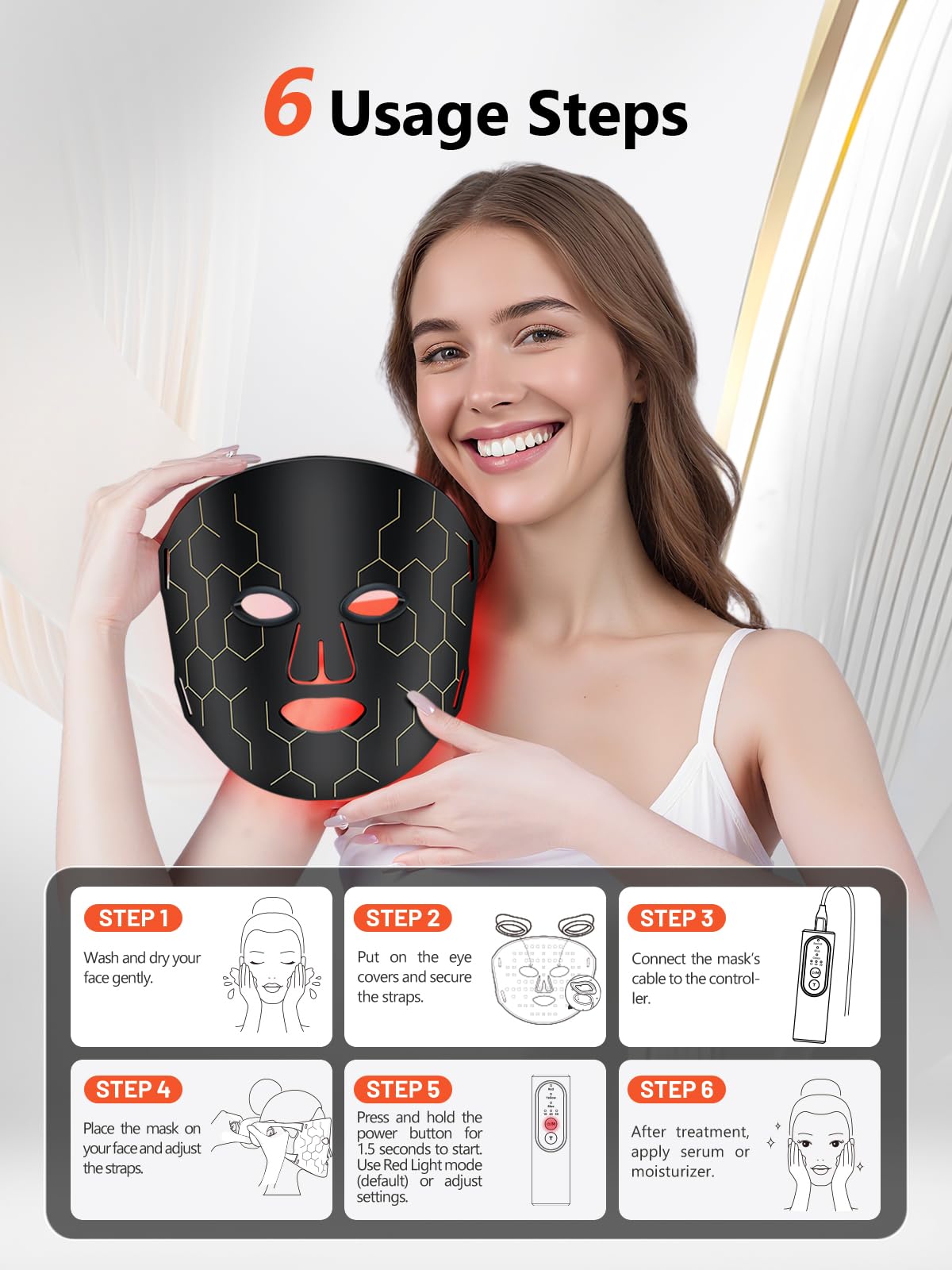 HALIDODO máscara para casa y viaje, ajuste cómodo y práctico