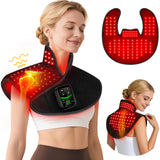 HALIDODO pad luz roja cuello hombros, relajación suave y calor terapéutico