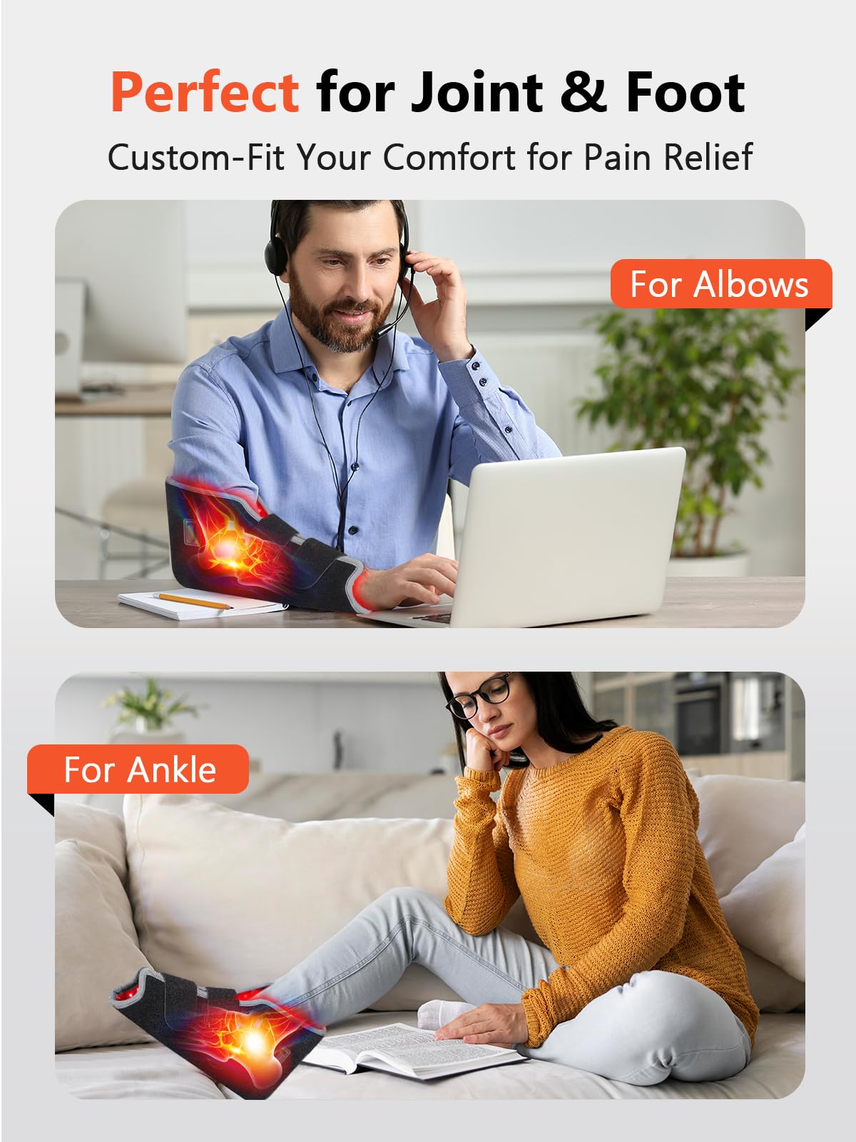 HALIDODO terapia de pie con tres modos para relajación flexible