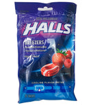 Halls Breezers Frambuesa Fría: paquete de tres pastillas para uso diario