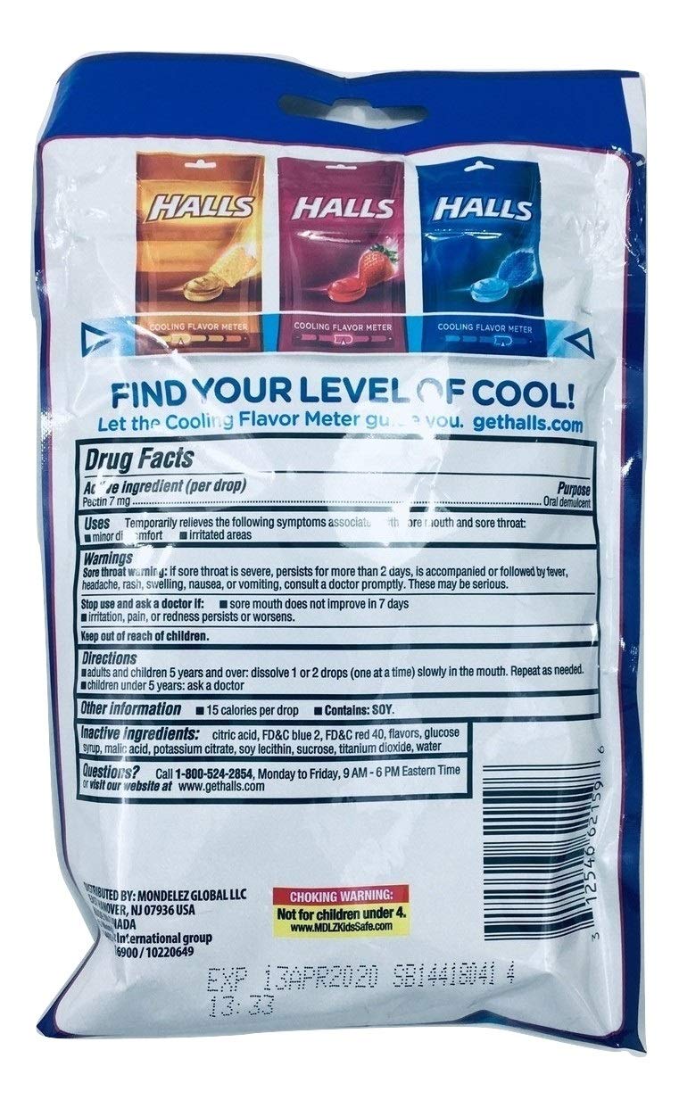 Halls Breezers Frambuesa Fría: textura suave y refrescante para saborear en cualquier momento