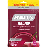 Caja de HALLS con 70 pastillas sin azúcar para llevar.