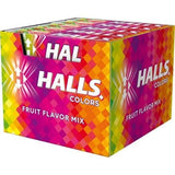 Halls Colors Fruta, mezcla de sabores frutales para refrescar la garganta en cualquier momento