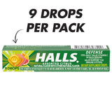 Gotas HALLS Defensa formato viaje para bolso