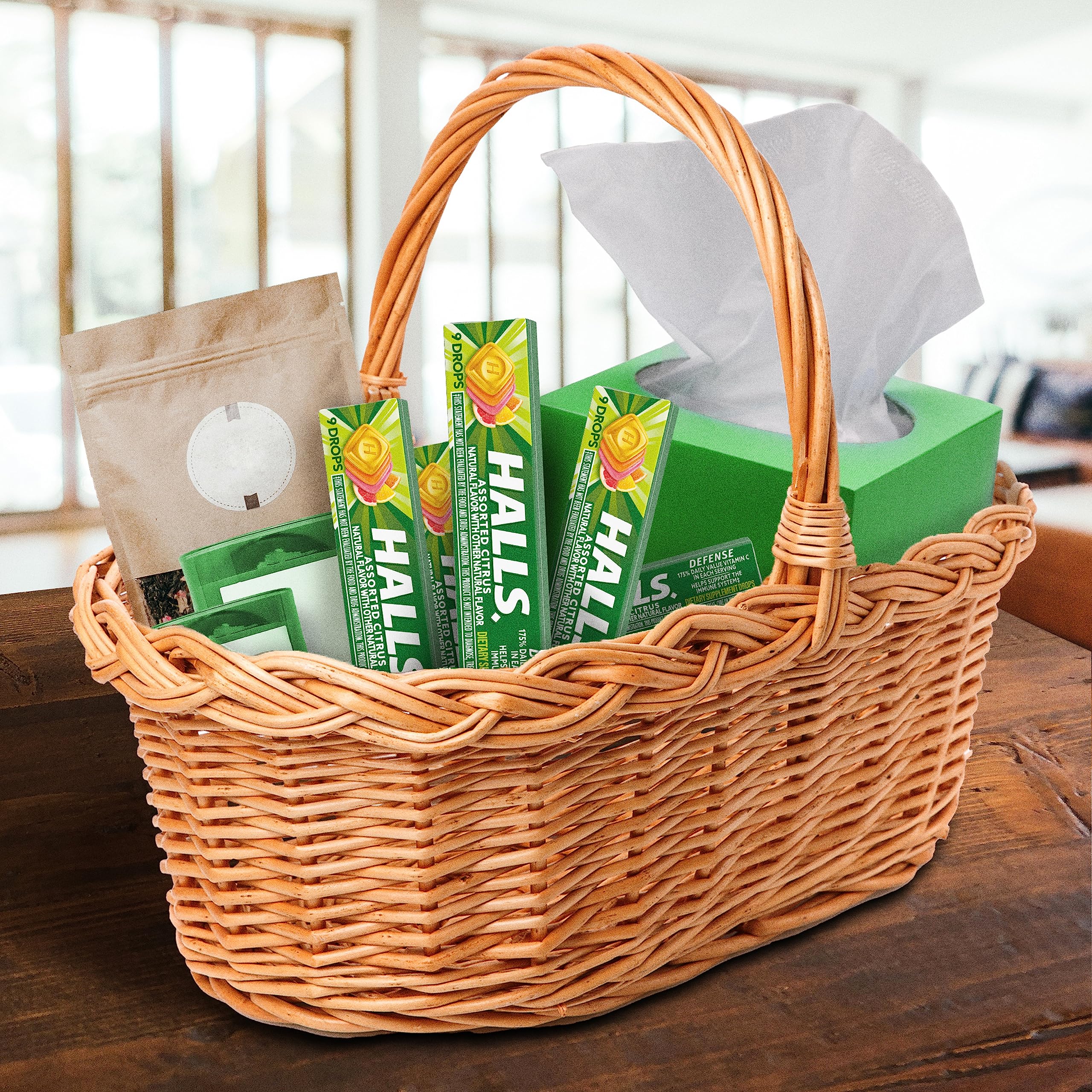 Paquetes de 20 palitos HALLS Defensa para viaje