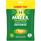 Gotas HALLS Defense en empaque de 80 para uso diario
