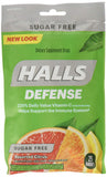 Gotas Halls Defense con Vitamina C cítrica limón para un impulso refrescante