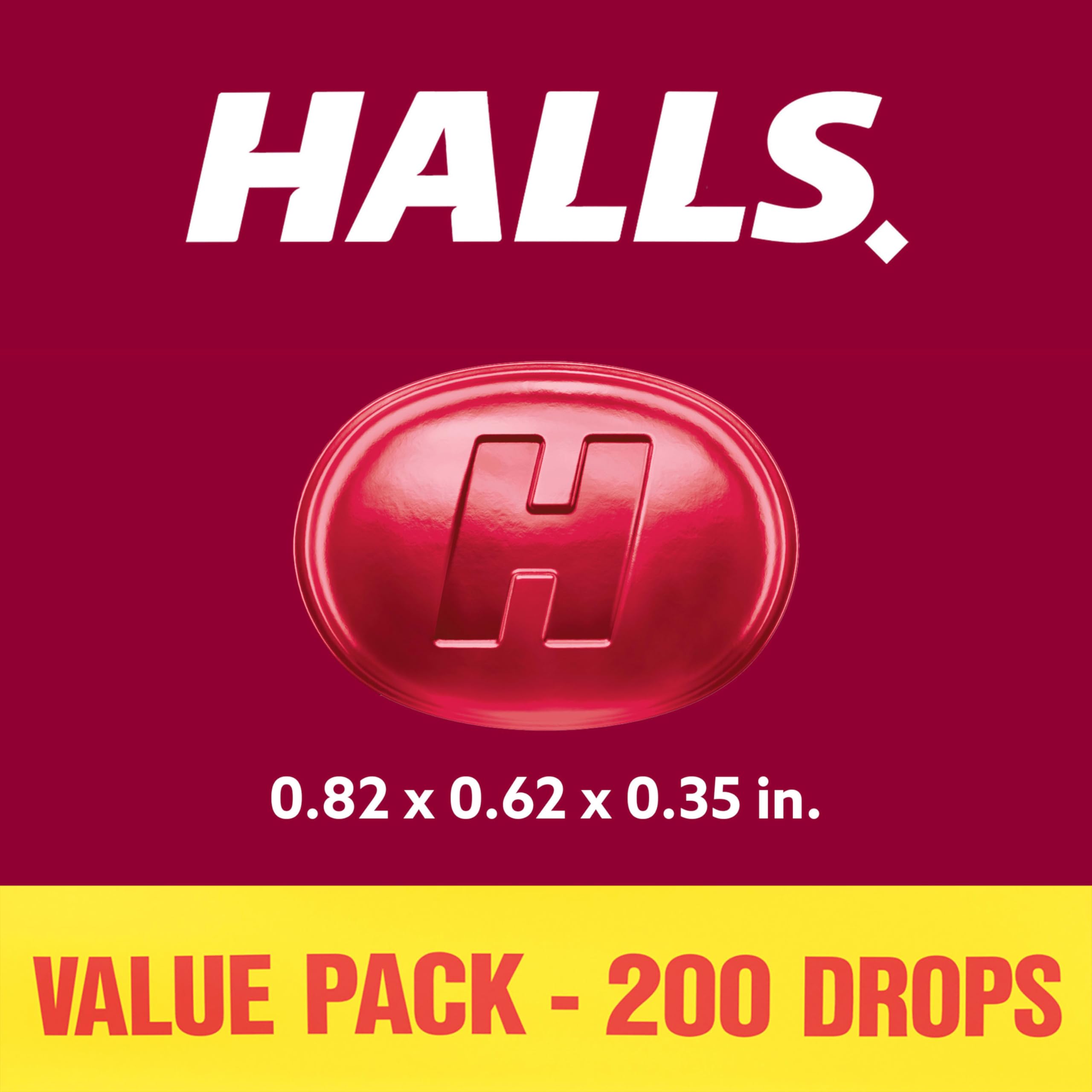 Pastillas HALLS envueltas individualmente para higiene y transporte.