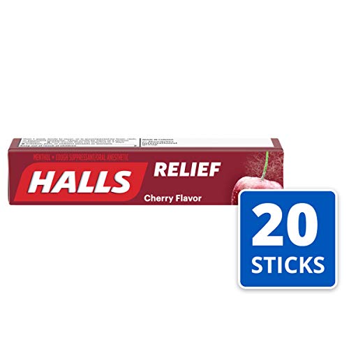 Halls drops en paquetes, conveniente para llevar.