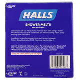 Pastilla Halls mentho-eucalipto, aroma refrescante que llena el baño.