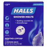 Pastillas Halls mentho-eucalipto en empaque compacto, ideal para viaje.