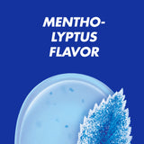 Pastilla HALLS Mentho-Lyptus lista para derretirse en la boca