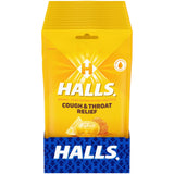 Pastillas HALLS Miel Limón, empaque exterior, ideal para llevar en el bolso.
