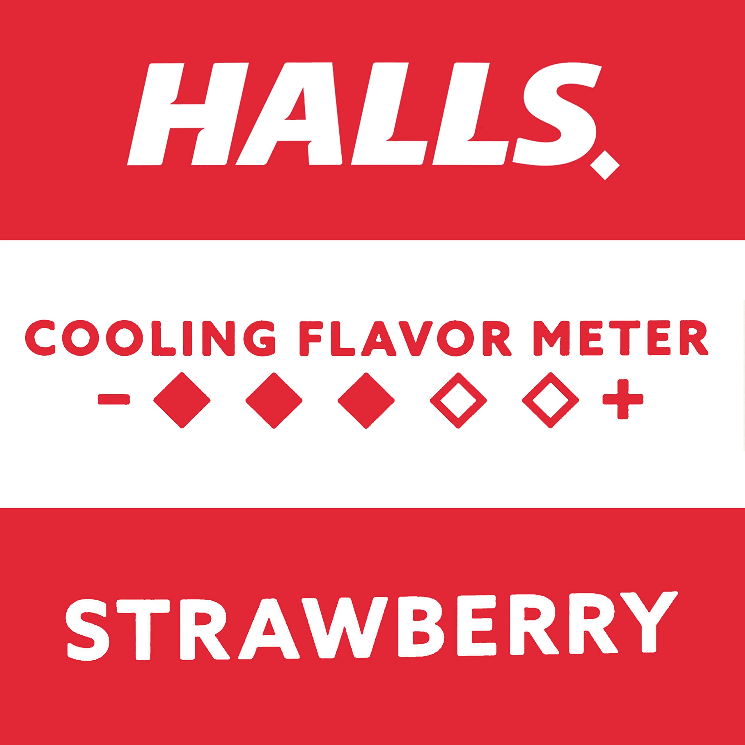HALLS Relief fresa empaque compacto para viaje.