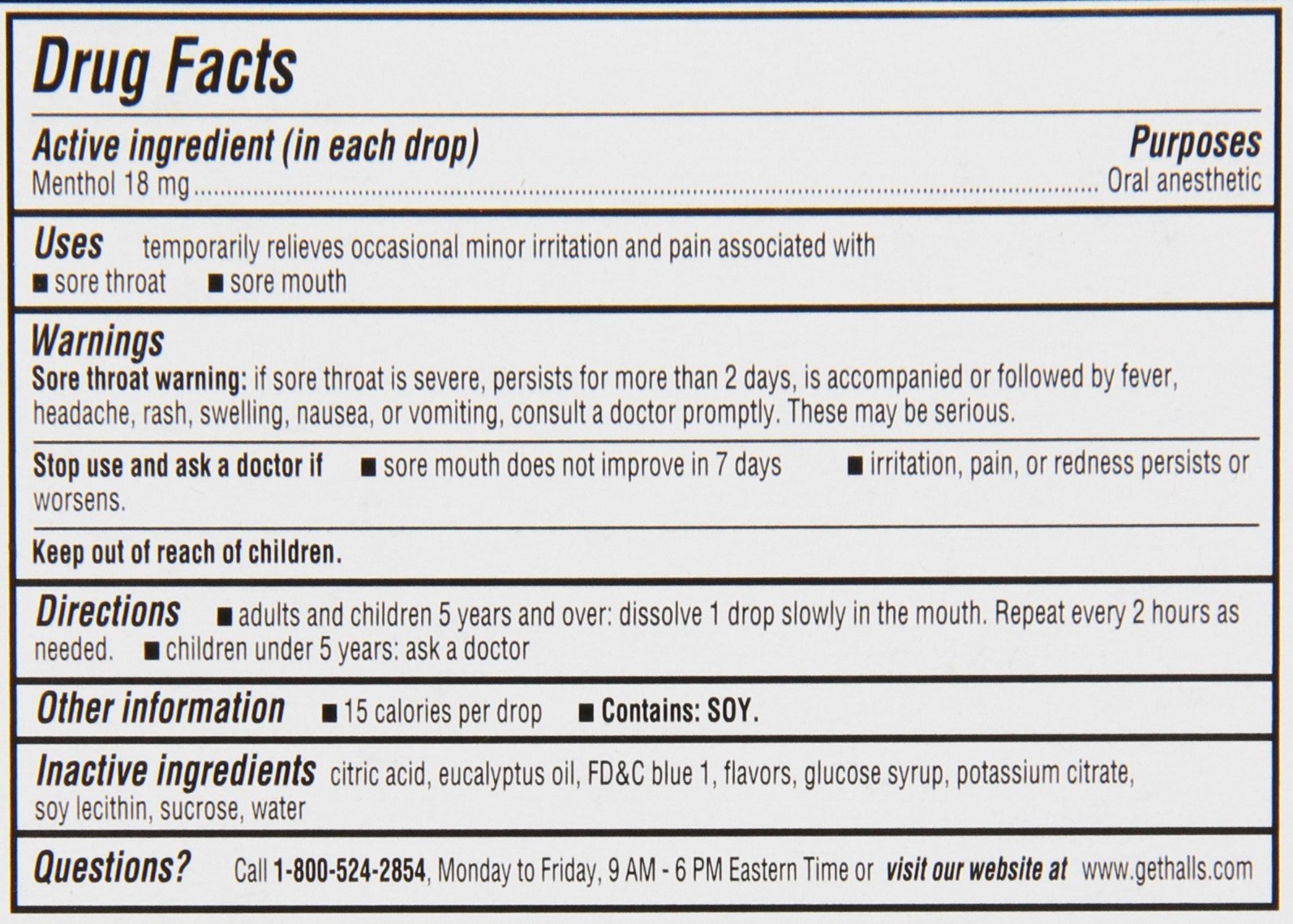 Estuche compacto HALLS Relief Max para uso diario.