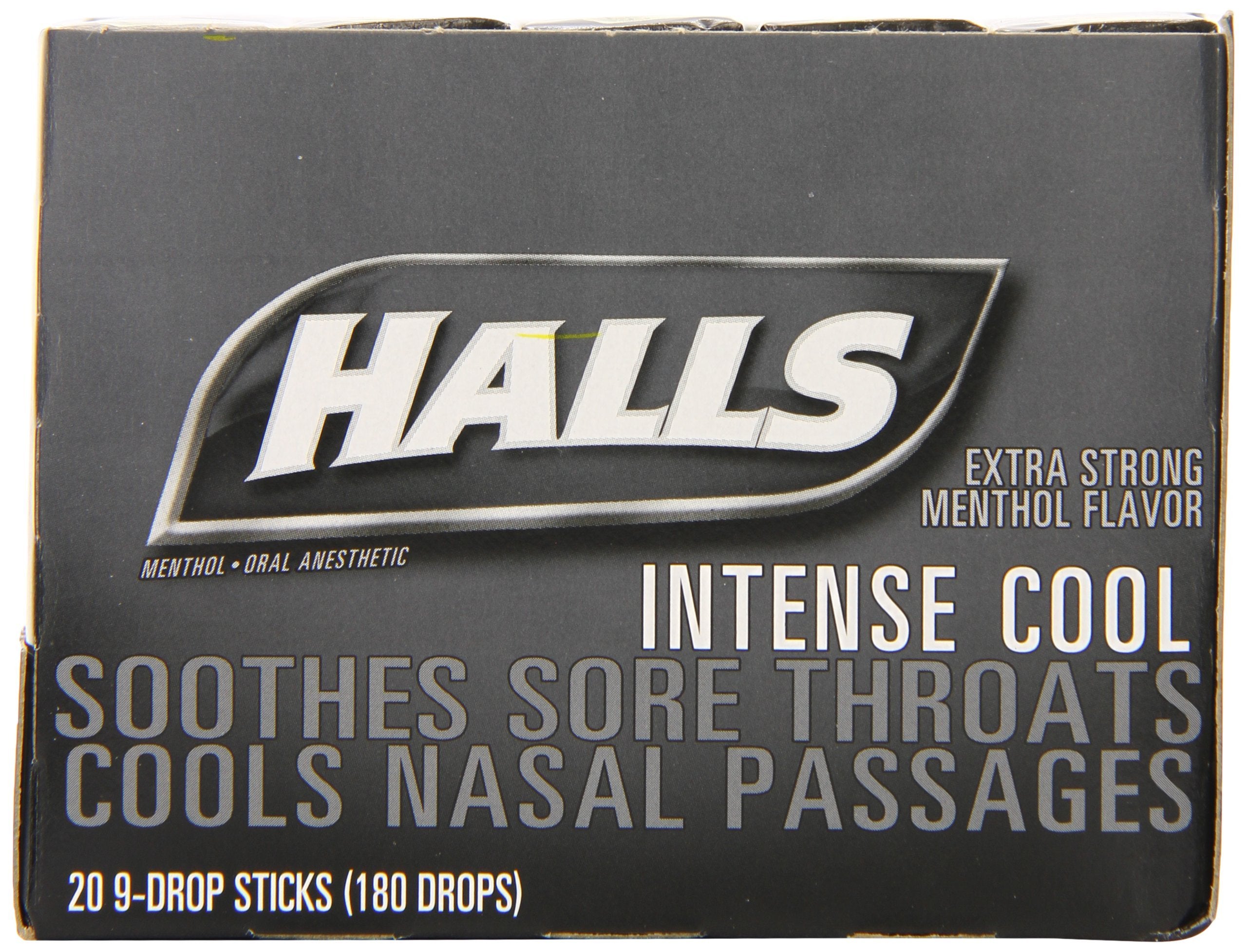 Pastillas HALLS Relief Max mentol dentro de bolso para viaje.