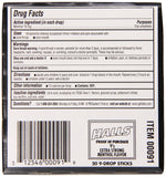 Pastillas HALLS Relief Max mentol con sensación de frescura prolongada.