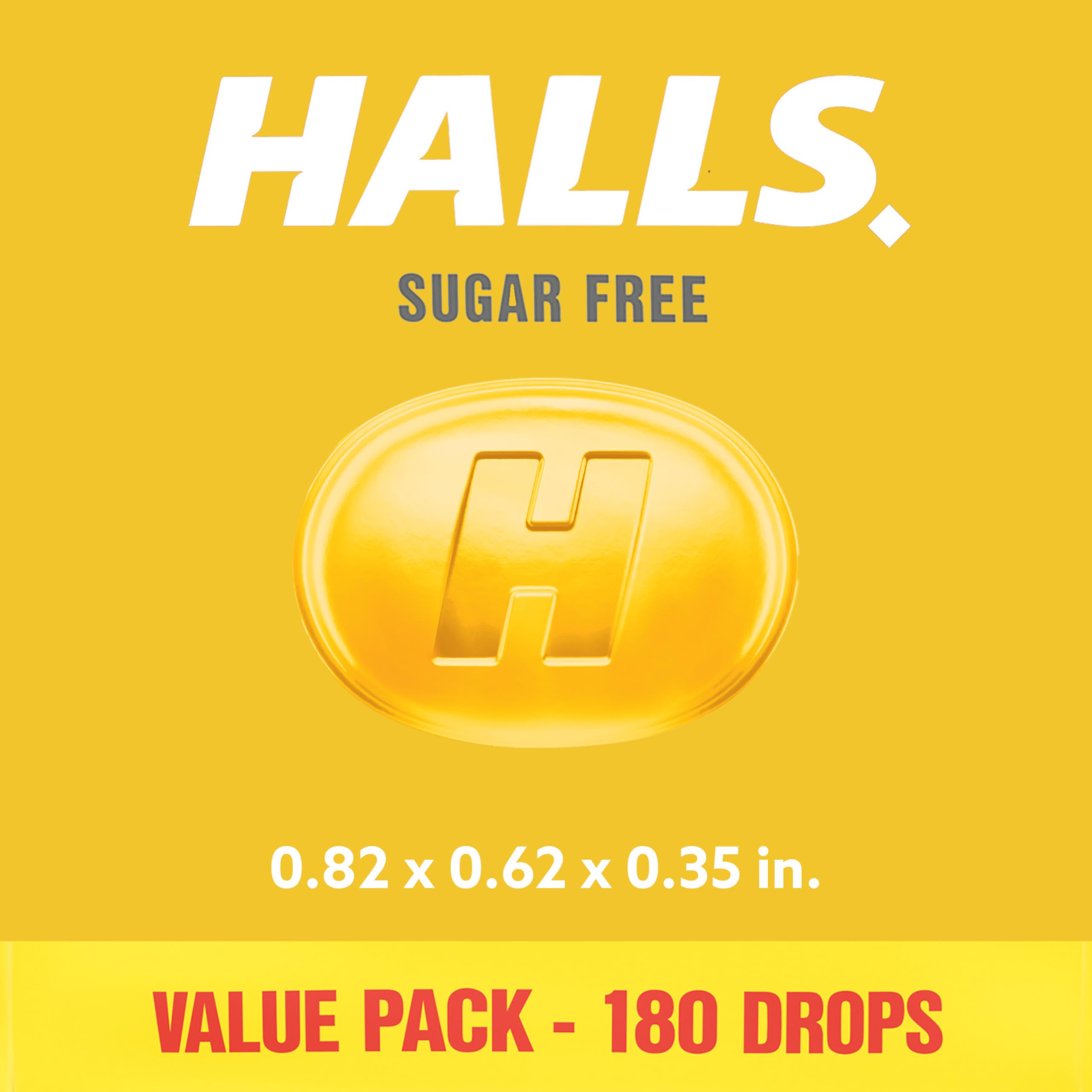 Pastilla HALLS Relief mentol 5.8 mg para la garganta.