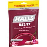 Textura de los caramelos HALLS sin azúcar con sensación refrescante.