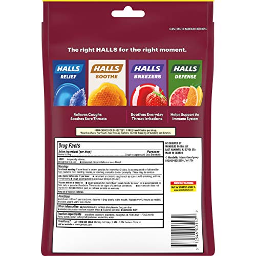Uso portátil de HALLS para llevar en bolso o mochila.