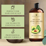 Cuidado del cabello con Handcraft Blends Aceite de Aguacate, brillo saludable