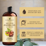 Handcraft Blends Aceite de Jojoba: compañero de masaje para relajación y bienestar.