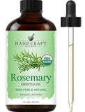 Aceite esencial de romero Handcraft Blends, botella con etiqueta, ideal para aromaterapia.