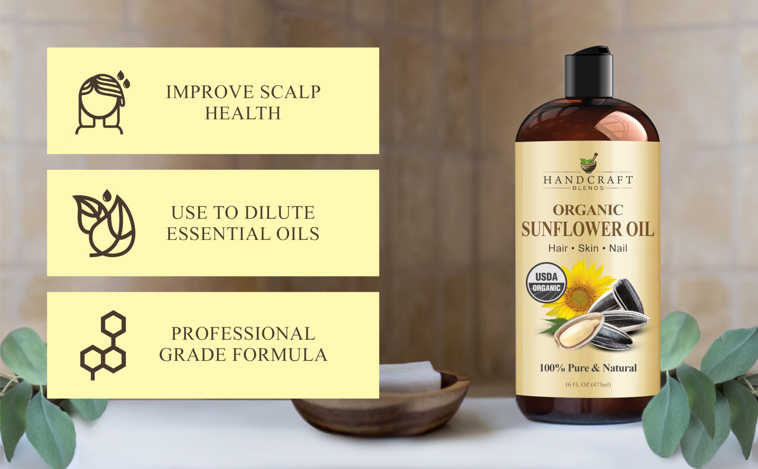 Handcraft Blends Aceite para masaje suave y relajante