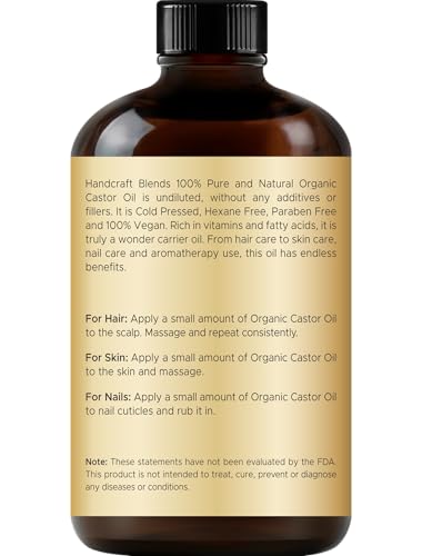 Aceite de ricino para pestañas y cejas con beneficios acondicionadores.