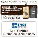 Handcraft Blends Aceite de Ricino cabello-brillo realza brillo natural y salud del cabello