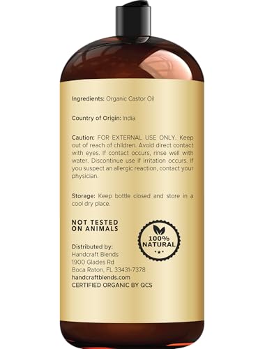 Handcraft Blends Aceite de Ricino piel-masaje textura suave facilita masajes