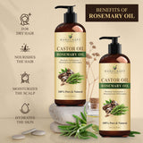 Handcraft Blends Aceite de Ricino con Romero para acondicionamiento capilar.